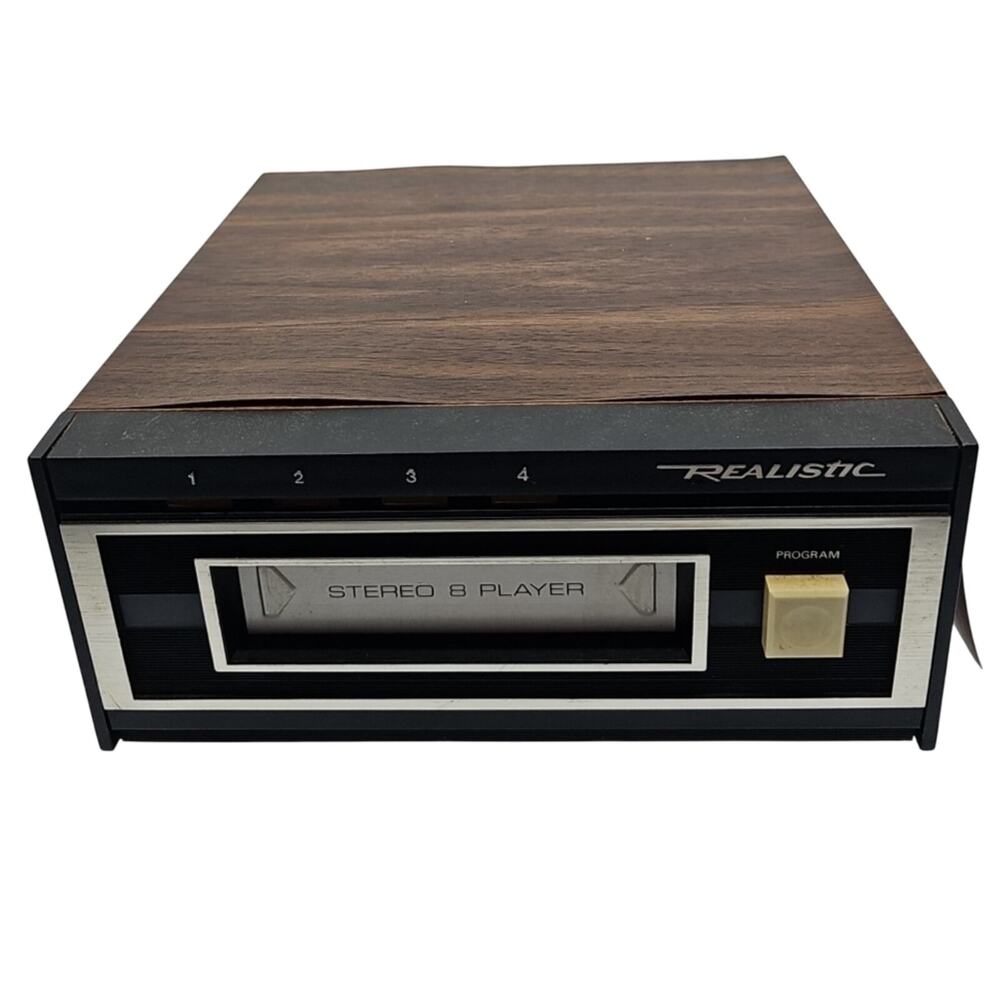 Vintage Realistic Model 14-935 TR-169 Stereo 8-Track Player Play Deck Excellent